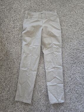 croft & barrow Beige Womens Straight-Leg Pants Size 10
